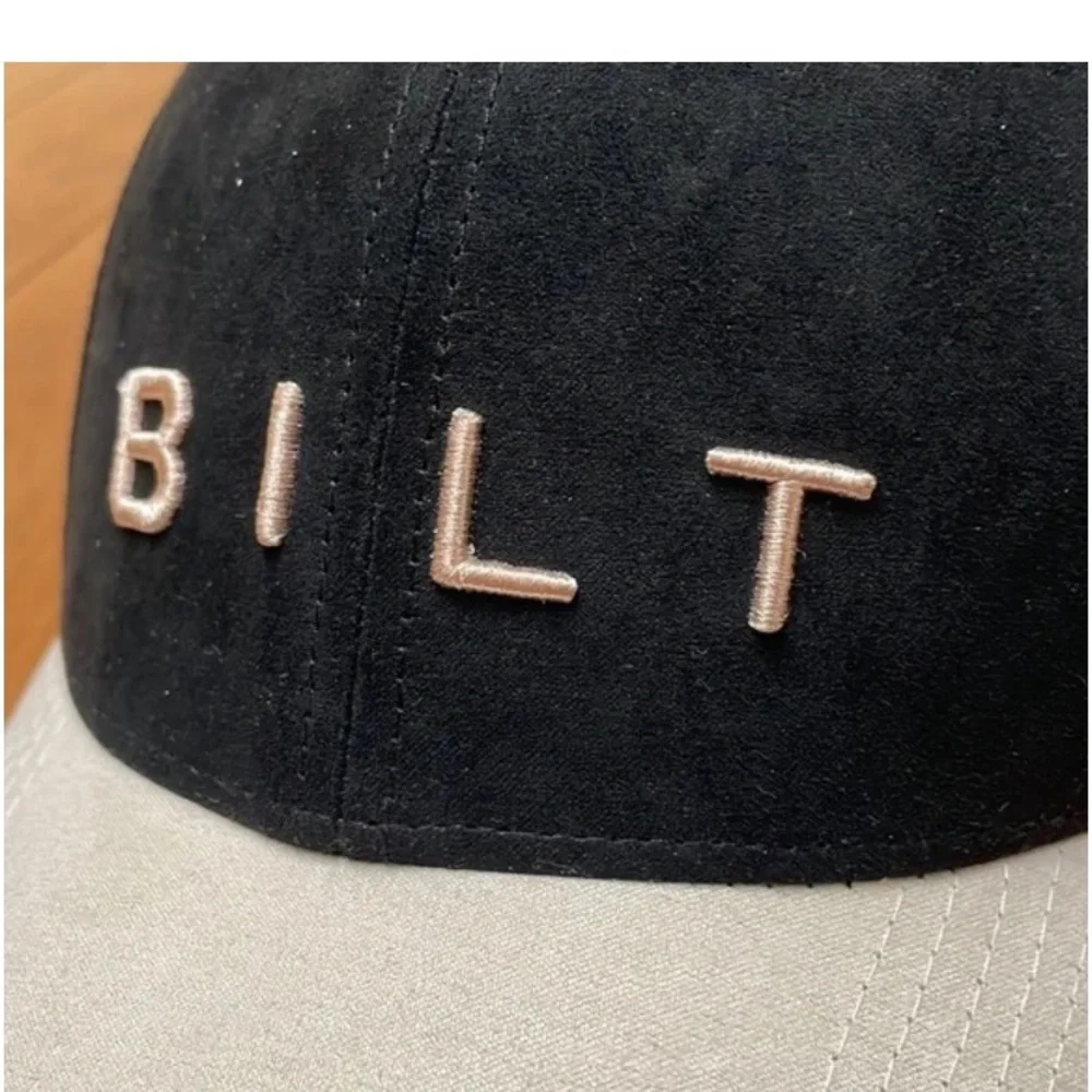 EUC BILT Black/Tan Hat Strap+Buckle